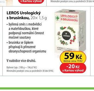 LEROS Urologický s brusinkou