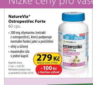 NatureVia Ostropestřec Forte - Dr. Max akcniletaky.com