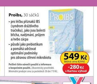 Proibs, 30 sáčků