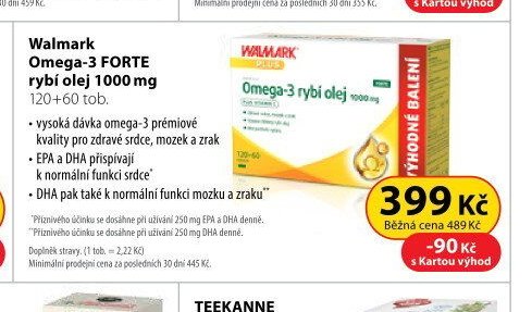 Walmark Omega-3 FORTE