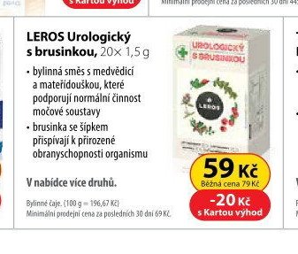 LEROS Urologický s brusinkou