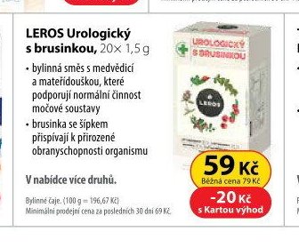LEROS Urologický s brusinkou, 20x 1,5 g