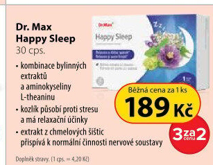 Doplněk stravy Happy Sleep Dr.Max