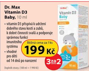 Dr. Max Vitamin D3 Baby, 10 ml