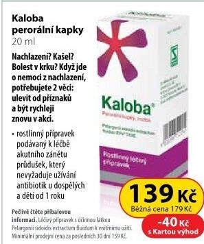 Kapky proti kašli Kaloba