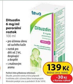 Roztok na suchý kašel Dituzdin
