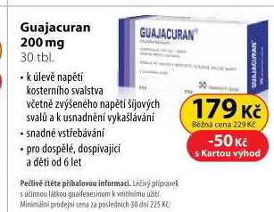 Tablety na nervozitu Guajacuran Zentiva