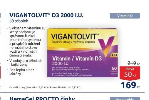 VIGANTOLVIT D3 2000 I.U. 60 tobolek