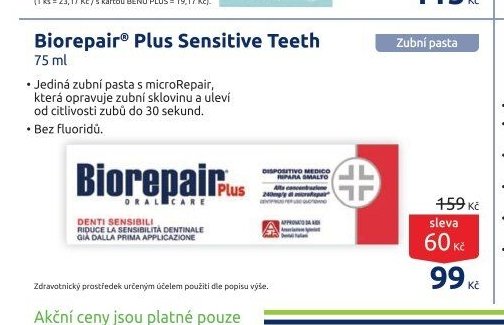 Biorepair Plus Sensitive Teeth 75 ml