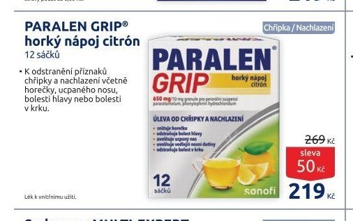 PARALEN GRIP horký nápoj citrón