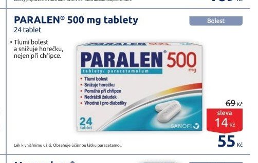PARALEN 500 mg tablety