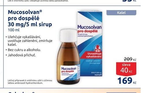 Mucosolvan pro dospělé