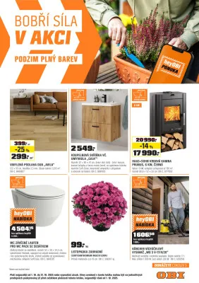 akční leták OBI 1.10.2025-31.10.2025