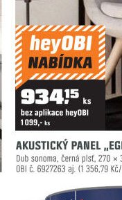 AKUSTICKÝ PANEL „EGIBI“