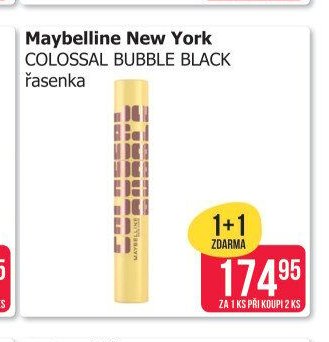 Maybelline New York COLOSSAL BUBBLE BLACK řasenka