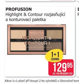 PROFUSION Highlight & Contour rozjasňující a konturovací paletka