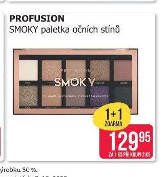 PROFUSION SMOKY paletka očních stínů