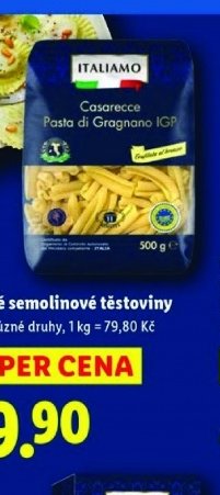 Sušené semolinové těstoviny