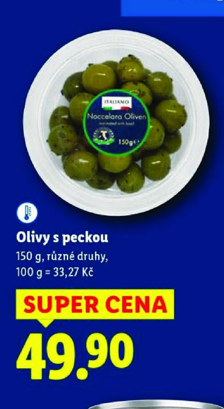 Olivy s peckou