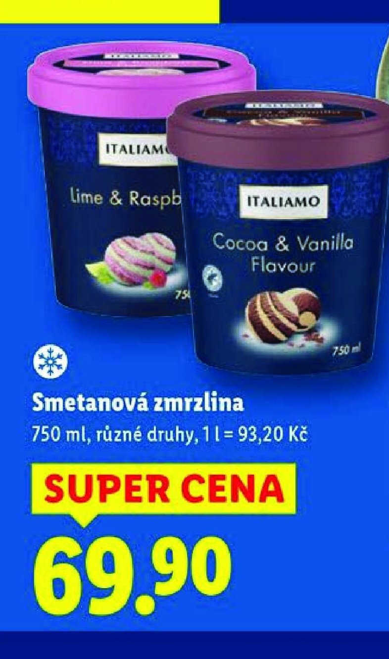 Smetanová zmrzlina - Lidl akcniletaky.com