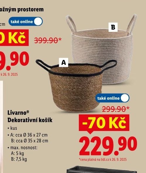 Livarno Dekorativní košík