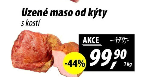 Uzené maso od kýty s kostí