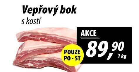 Vepřový bok s kostí