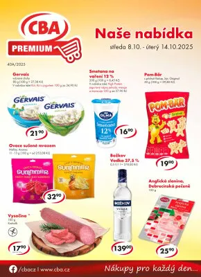 akční leták CBA 8.10.2025-14.10.2025