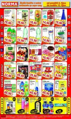 akční leták Norma 6.10.2025-12.10.2025