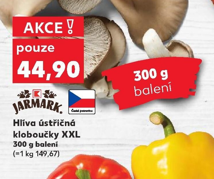 Hlíva ústřičná kloboučky XXL