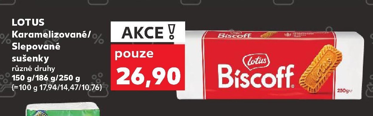 LOTUS Karamelizované/Slepované sušenky