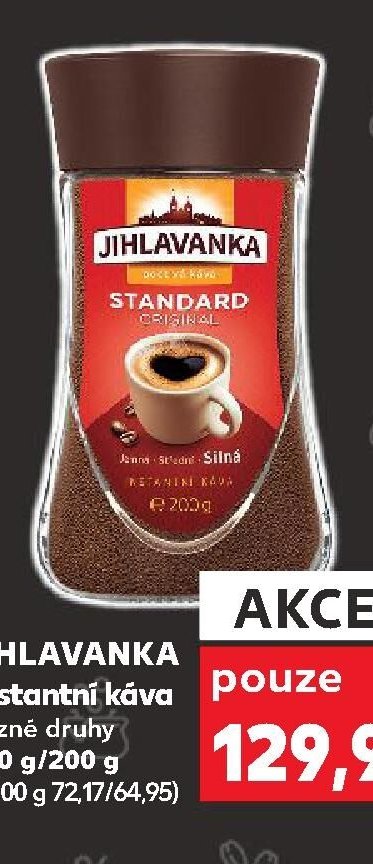 JIHLAVANKA Instantní káva 180 g