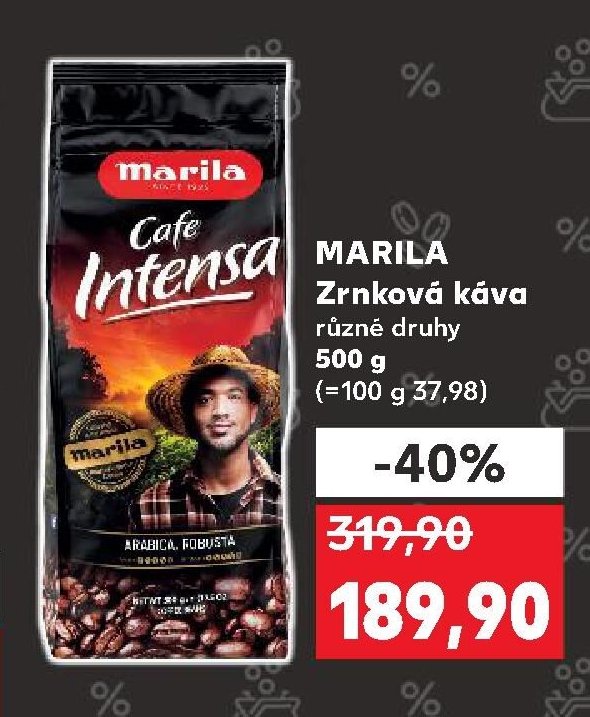 MARILA Zrnková káva 500 g