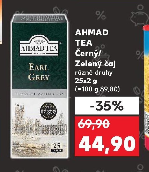 AHMAD TEA Černý/ Zelený čaj 25x2 g