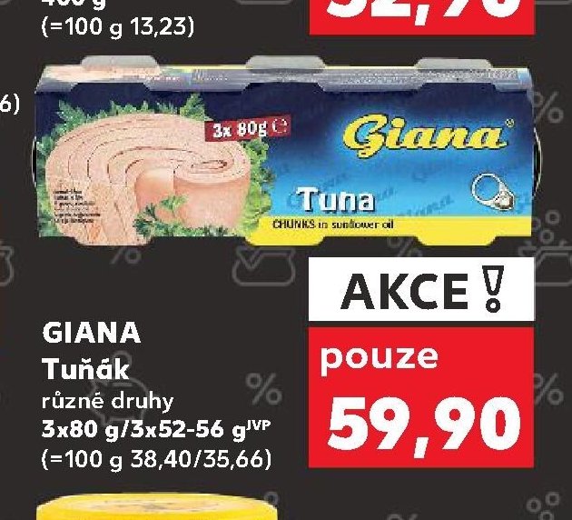 GIANA Tuňák 3x80 g
