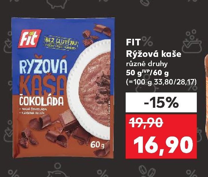 FIT Rýžová kaše 50 g
