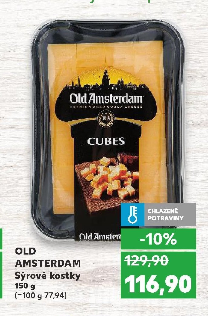 OLD AMSTERDAM Sýrové kostky