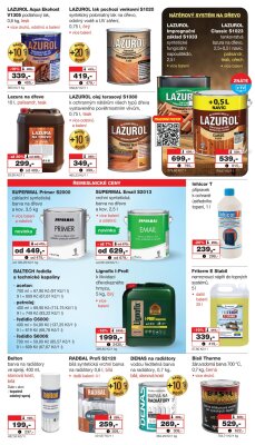 akční leták Barvy a laky drogerie 4.10.2025-24.10.2025