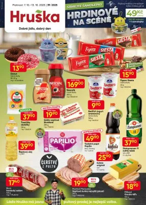 akční leták Hruška 7.10.2025-13.10.2025