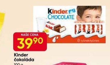 Čokoládky Kinder