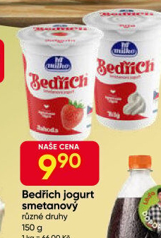 Jogurt Bedřich smetanový ochucený Milko