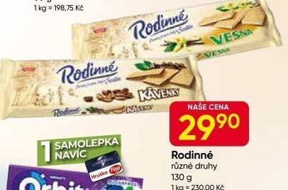 Oplatky Rodinné Sedita