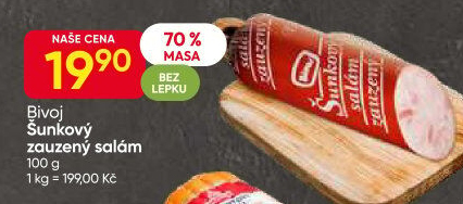 Salám šunkový zauzený Bivoj