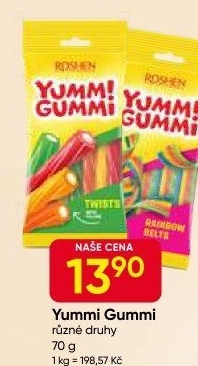 Želé bonbony Yummi Gummi Roshen