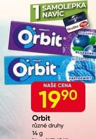 Žvýkačky Orbit