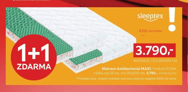 Matrace Antibacterial MAXI