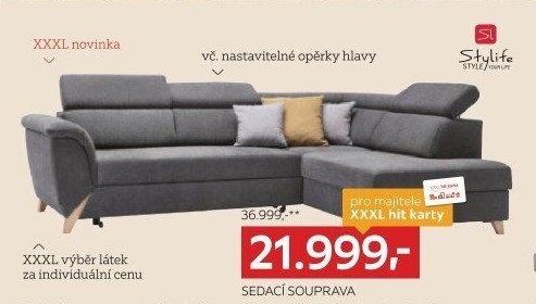 Sedací souprava (šedá, vlevo)