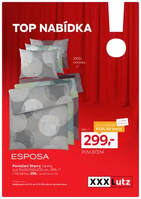 akční leták XXXLutz 6.10.2025-19.10.2025