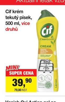 Cif krém tekutý písek, 500 ml
