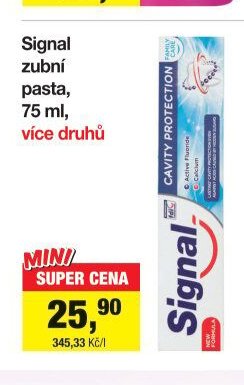 Signal zubní pasta, 75 ml
